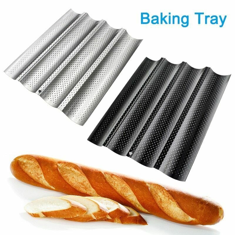 Hot Carbon Steel 4 Groove tray For Baguette baking