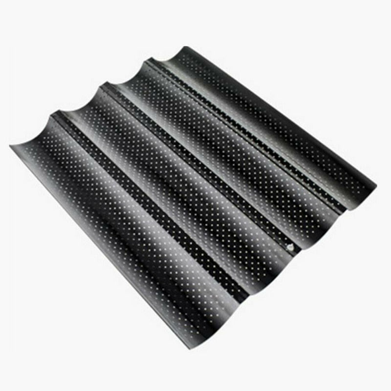 Hot Carbon Steel 4 Groove tray For Baguette baking