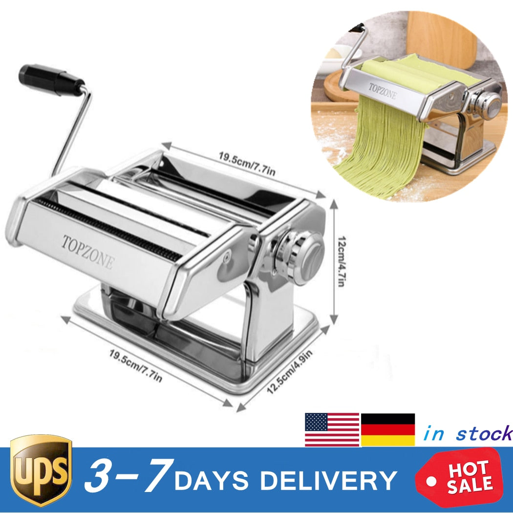 Stainless Steel Manual Pasta Maker Machine