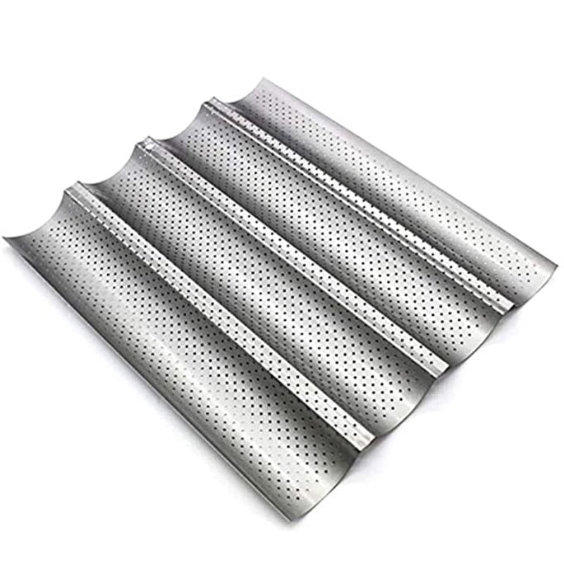 Hot Carbon Steel 4 Groove tray For Baguette baking